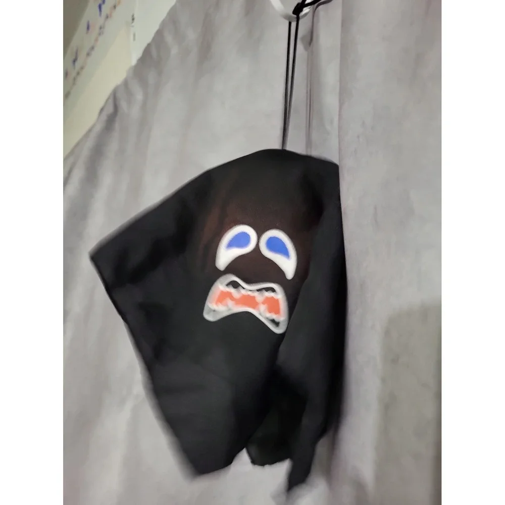 Vintage Sonic Shaking Hanging Ghost Decoration Prop Halloween Black Box Works